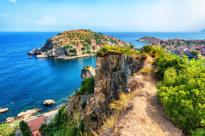 Black sea coast Turkey
